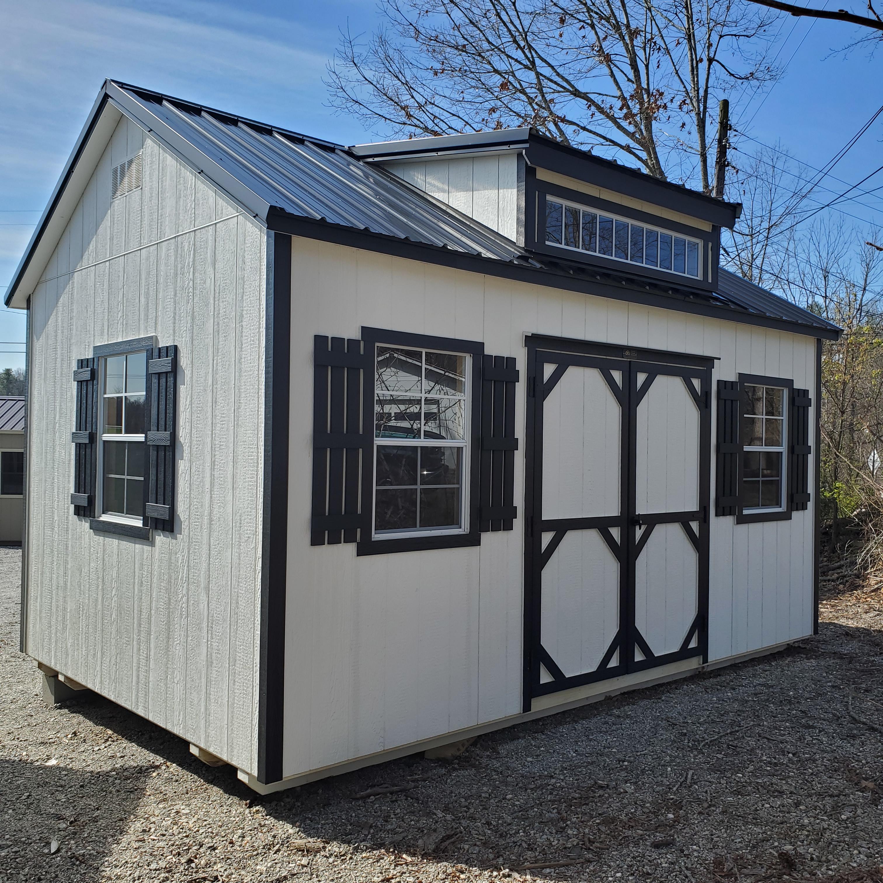 10x16-Cottage-Shed-Barn-White-with-Transom