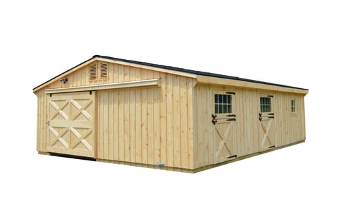3 stall horse barn