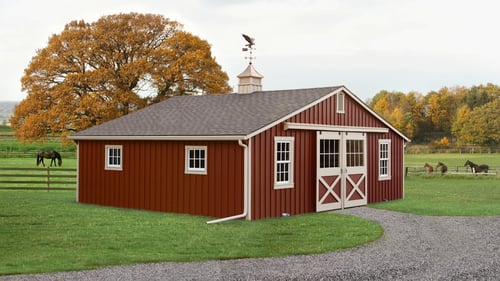 6 stall barn