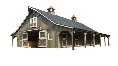 barn with living quarters