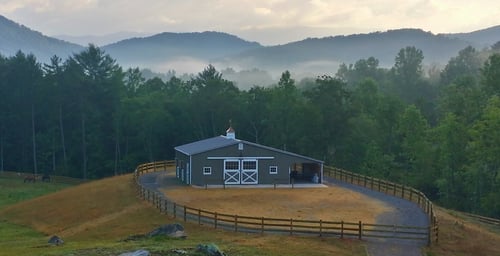 Low Profile Modular Barns