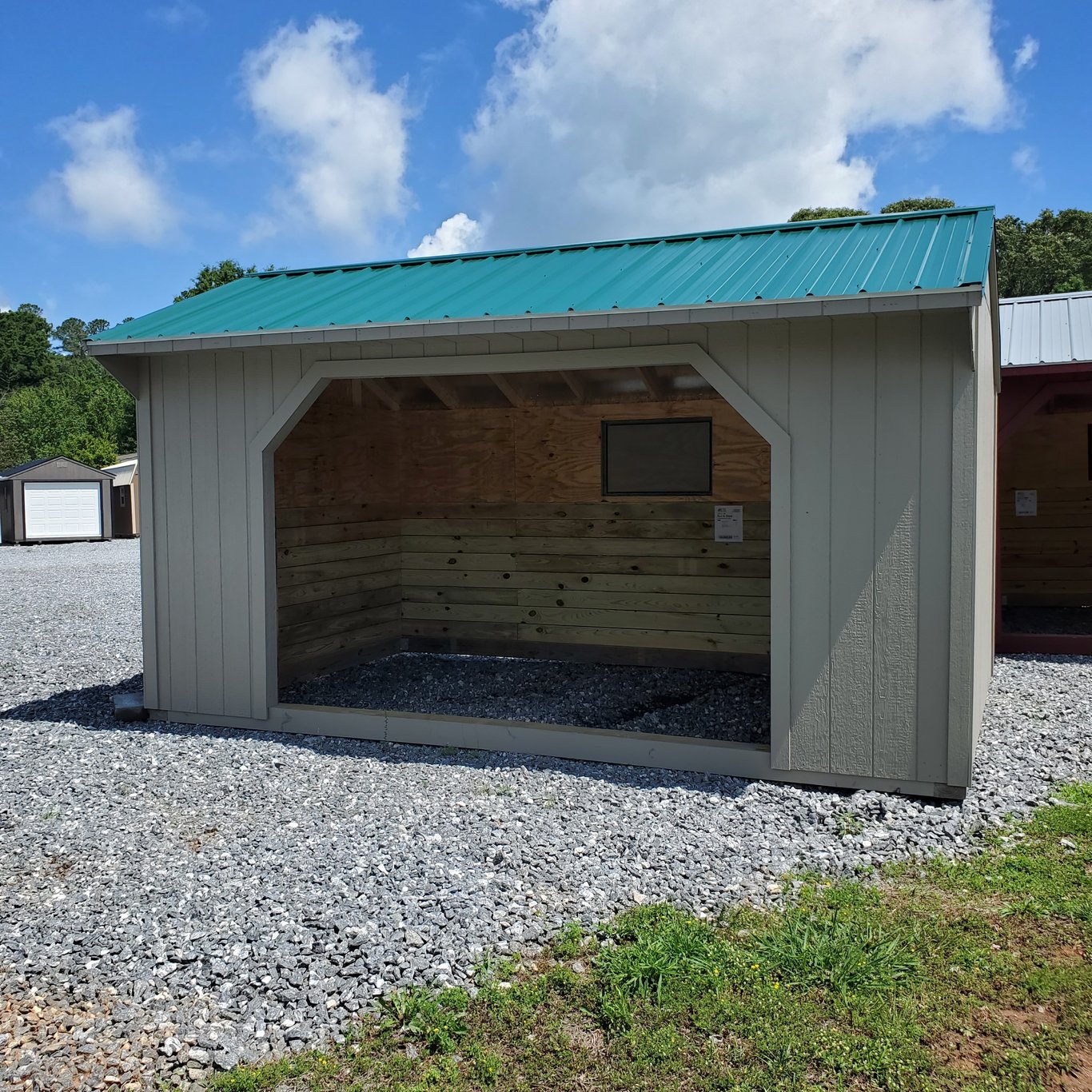 10x16 Run in Shed