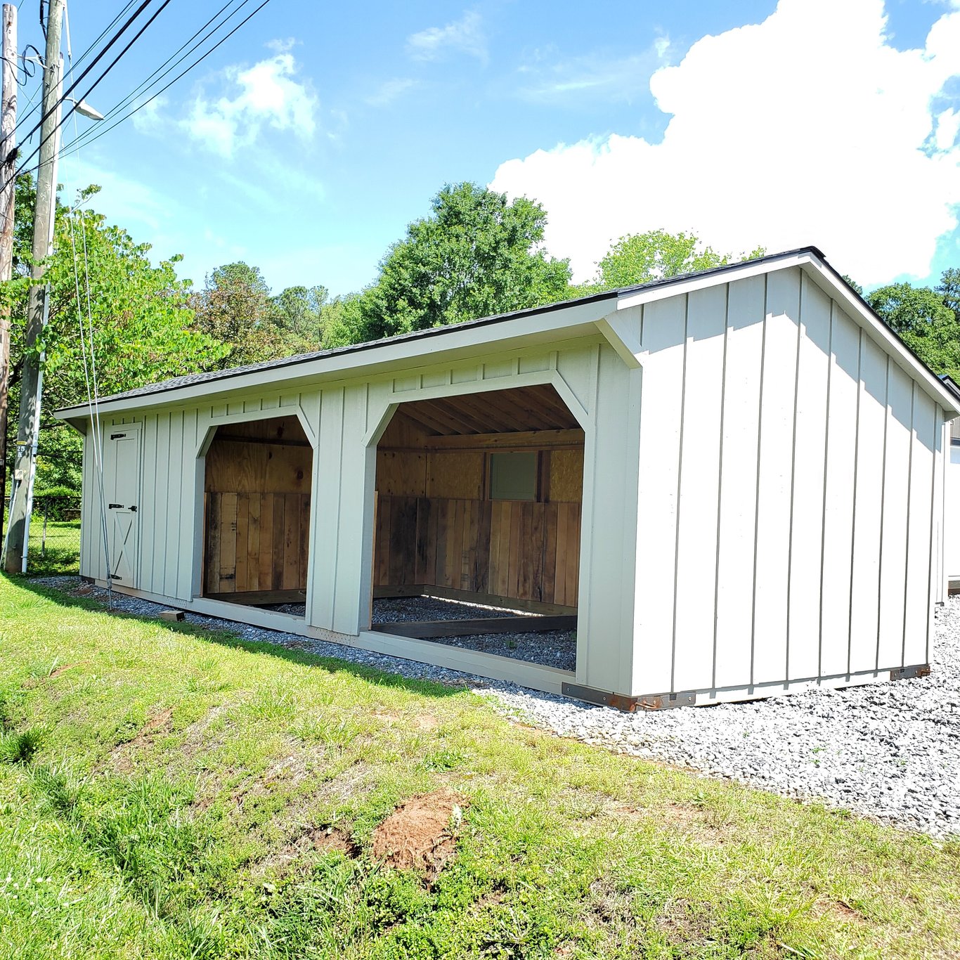 12x36 Run in w/Tack Room