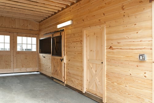 6 stall horse barn