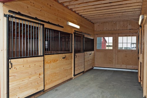 Low Profile Modular Barns