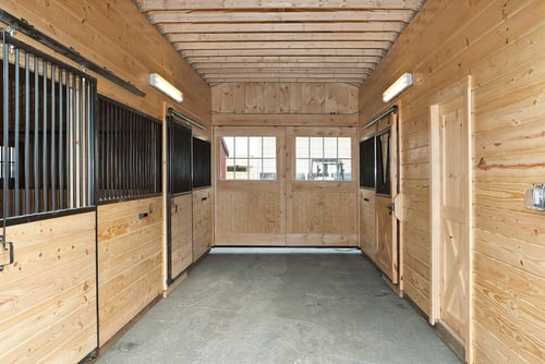 3 stall barn