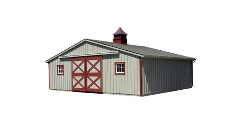Low Profile Modular Barns