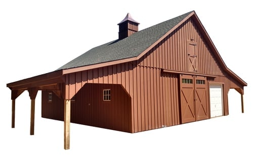 barn with living quarters interior