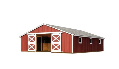 low profile barn