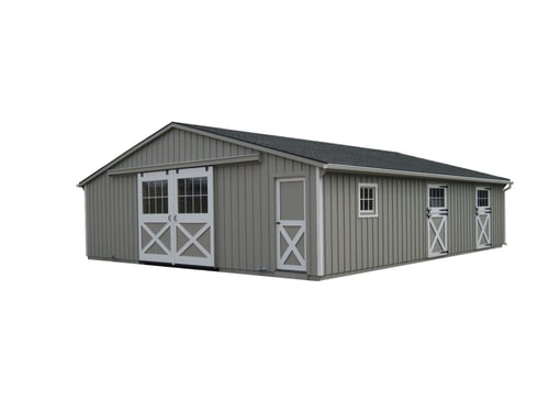 4 stall horse barn