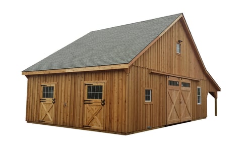 barn with living quarters interior