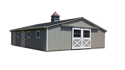 3 stall horse barn