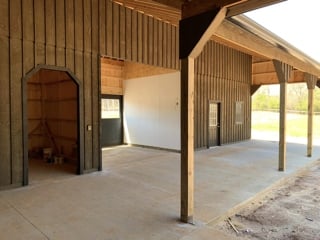 l shape barn