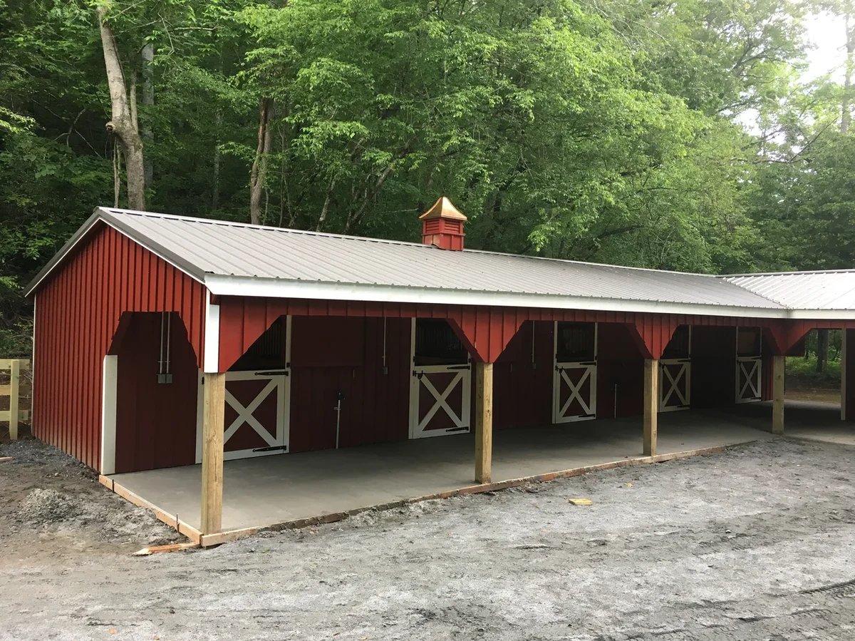 l shape shed