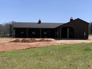 l shaped barns