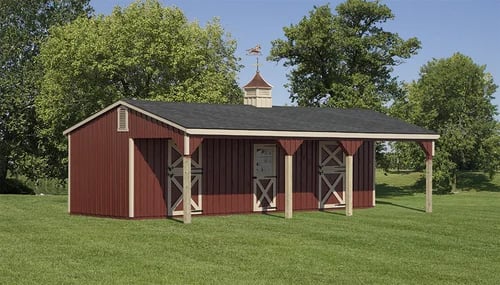 lean to for horses