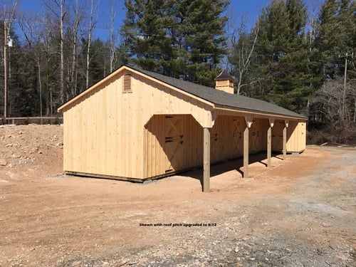 lean to horse shelter